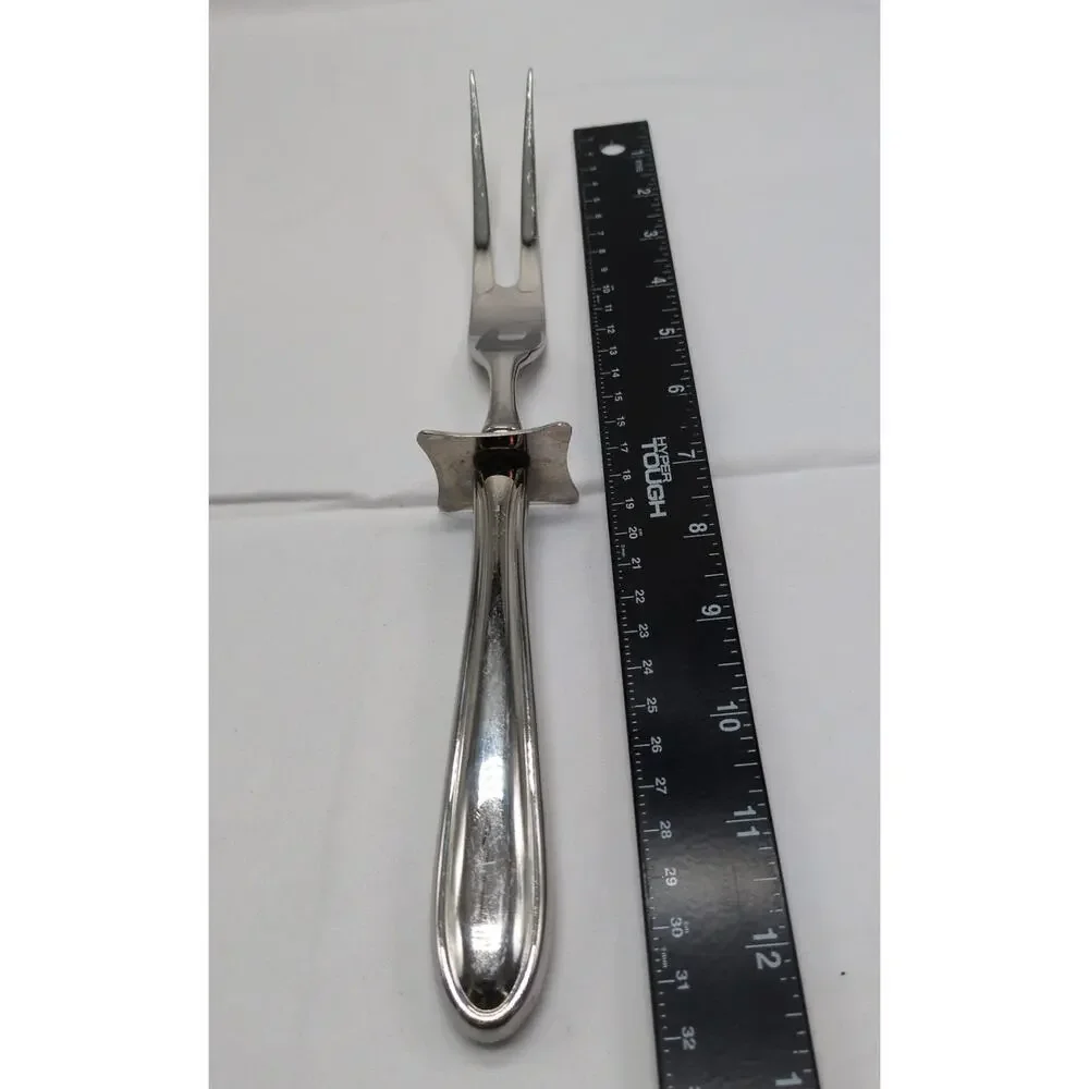 Hampton Stainless Korea Carving Knife Fork Set Vintage Roast Turkey Serving Set